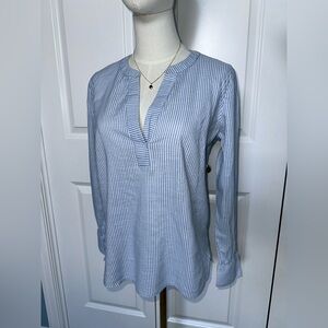 Vineyard Vines Easy Stripe Popover Tunic Top